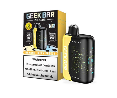 Geek Bar Pulse X 25K - Banana Taffy Freeze