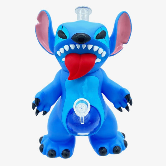 Silicone Stitch Water Pipe - 11” - Silicone/Vinyl