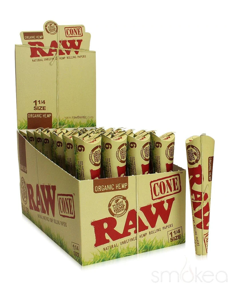 Raw Cones 1 1/4 Organic