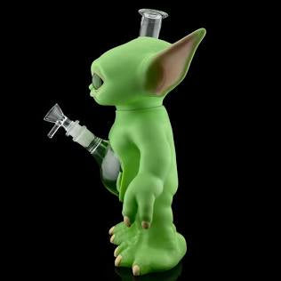 Baby Yoda Water Pipe - 12” Silicone/Vinyl