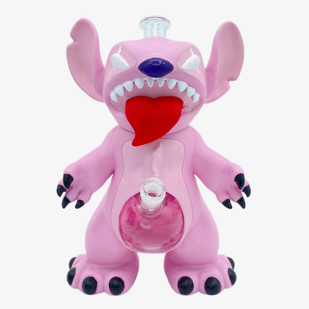 Silicone Stitch Water Pipe - 11” - Silicone/Vinyl