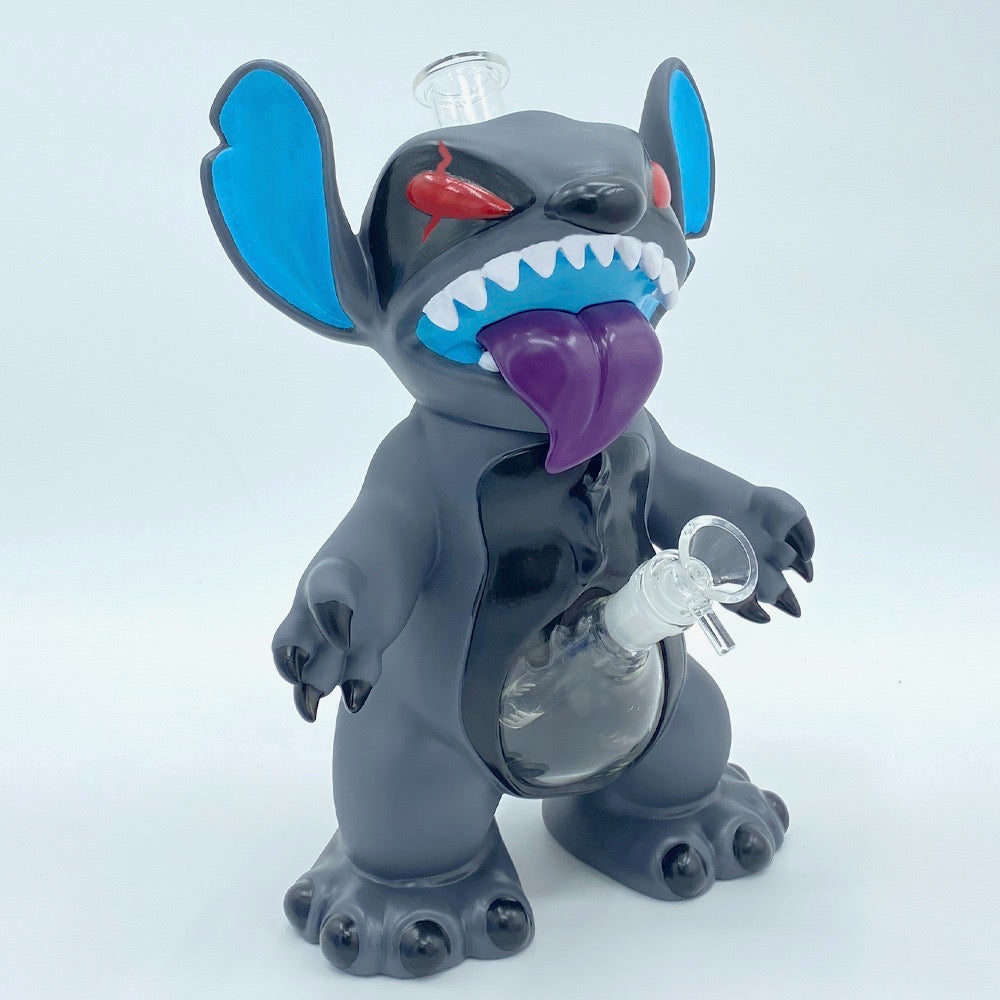 Silicone Stitch Water Pipe - 11” - Silicone/Vinyl