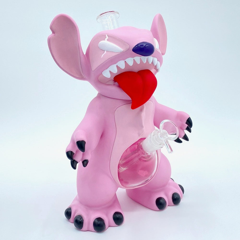 Silicone Stitch Water Pipe - 11” - Silicone/Vinyl