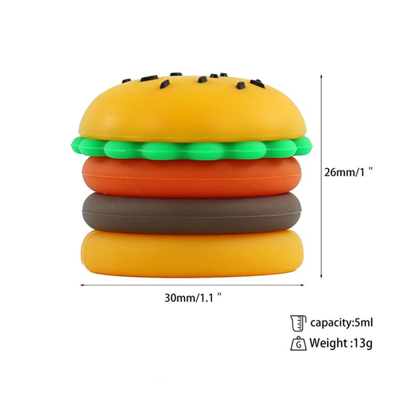 Silicone jar Hamburger